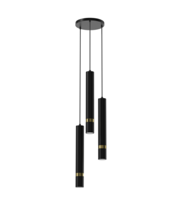 Lampa wisząca JOKER BLACK/GOLD 3xGU10