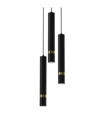 Lampa wisząca JOKER BLACK/GOLD 3xGU10