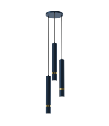 Lampa wisząca JOKER NAVY BLUE/GOLD 3xGU10