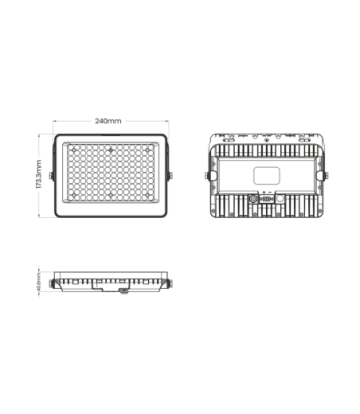 Naświetlacz Solarny Fokus 100W 1300lm 6000K