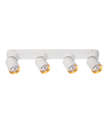 Lampa Sufitowa Andy 4xGU10 Biały + Złoty