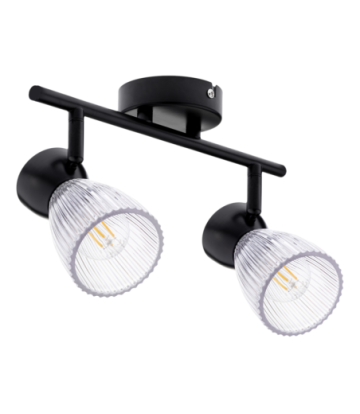 Lampa sufitowa BEST BLACK 2xE14