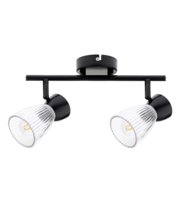 Lampa sufitowa BEST BLACK 2xE14