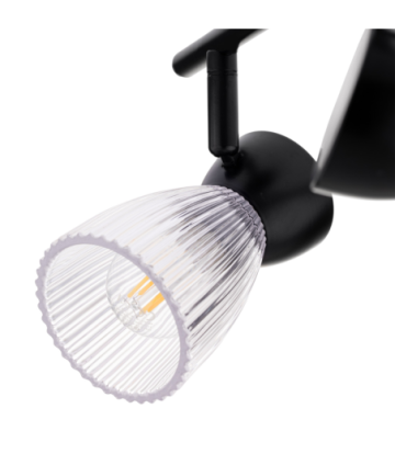 Lampa sufitowa BEST BLACK 2xE14