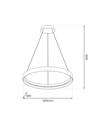 Lampa wisząca ORBITA 52W LED