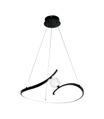 Lampa wisząca PERLA BLACK 34W LED