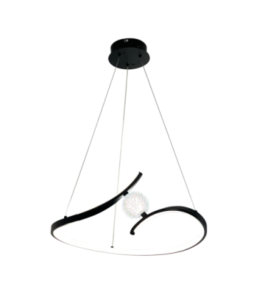 Lampa wisząca PERLA BLACK 34W LED