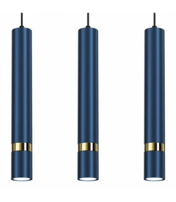 Lampa wisząca JOKER NAVY BLUE/GOLD 3xGU10
