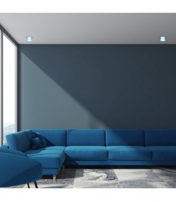 Lampa sufitowa DIXIE Blue/White  1xGX53