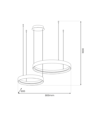 Lampa wisząca ORBITA 72W LED