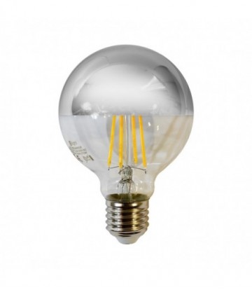 Żarówka Filamentowa LED 5W G80 E27 SILVER Barwa: Ciepła
