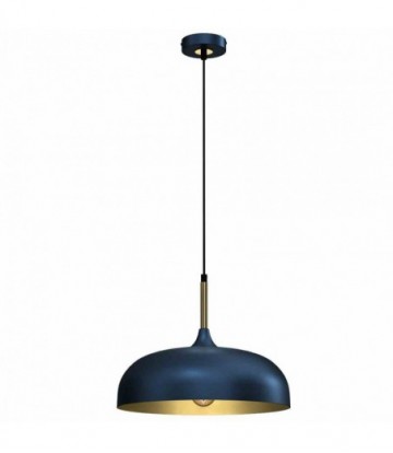 Lampa wisząca LINCOLN BLUE/GOLD 1xE27 35cm
