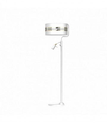 Lampa Podłogowa ULTIMO WHITE 1xE27 + 1xmini GU10