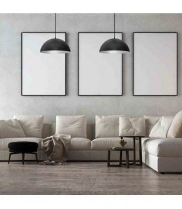 Lampa wisząca BETA BLACK/WHITE 1xE27 45cm